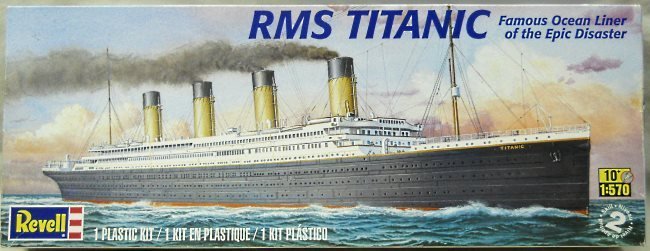 Revell 1/570 RMS Titanic Ocean Liner, 85-0445 plastic model kit